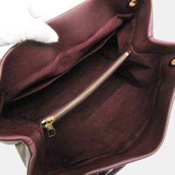Pre Owned Louis Vuitton Brown Monogram Olympe Shoulder Bag  