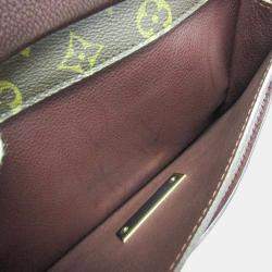 Pre Owned Louis Vuitton Brown Monogram Olympe Shoulder Bag  