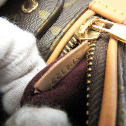 Pre Owned Louis Vuitton Brown Monogram Olympe Shoulder Bag  