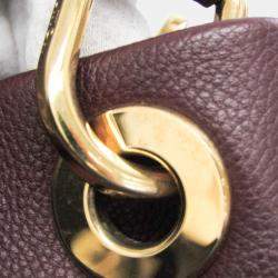 Pre Owned Louis Vuitton Brown Monogram Olympe Shoulder Bag  