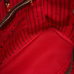 Louis Vuitton Damier Ebene Canvas Neverfull MM Bag