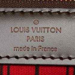 Louis Vuitton Damier Ebene Canvas Neverfull MM Bag