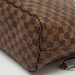 Louis Vuitton Damier Ebene Canvas Neverfull MM Bag