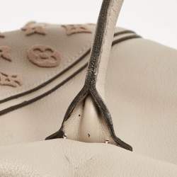 Louis Vuitton Galet Beige Monogram Leather W PM Bag