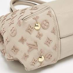 Louis Vuitton Galet Beige Monogram Leather W PM Bag