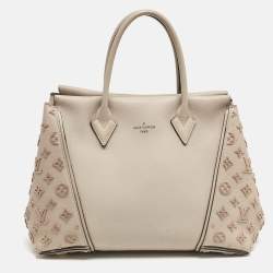 Louis Vuitton Galet Beige Monogram Leather W PM Bag