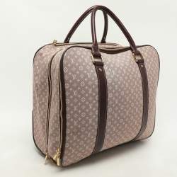 Louis Vuitton Sepia Monogram Idylle Canvas Epopee Rolling Luggage