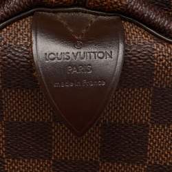 Pre Owned Louis Vuitton Damier Ebene Canvas Speedy 30 Bag