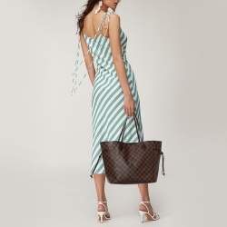 Louis Vuitton Damier Ebene Canvas Neverfull MM Bag