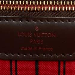 Louis Vuitton Damier Ebene Canvas Neverfull MM Bag