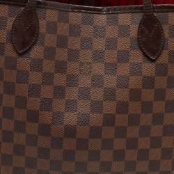 Louis Vuitton Damier Ebene Canvas Neverfull MM Bag