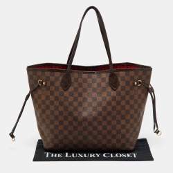 Louis Vuitton Damier Ebene Canvas Neverfull MM Bag