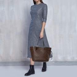 Louis Vuitton Damier Ebene Canvas Neverfull MM Bag