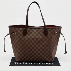 Louis Vuitton Damier Ebene Canvas Neverfull MM Bag