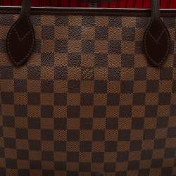 Louis Vuitton Damier Ebene Canvas Neverfull MM Bag