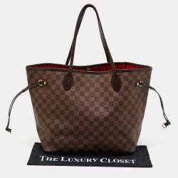 Louis Vuitton Damier Ebene Canvas Neverfull MM Bag