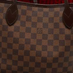 Louis Vuitton Damier Ebene Canvas Neverfull MM Bag