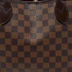 Louis Vuitton Damier Ebene Canvas Neverfull PM Bag