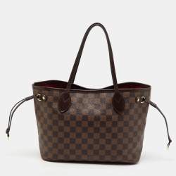 Louis Vuitton Damier Ebene Canvas Neverfull PM Bag
