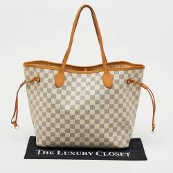 Louis Vuitton Damier Azur Canvas Neverfull MM Bag