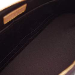 Pre Owned Louis Vuitton Amarante Monogram Vernis Alma PM Bag