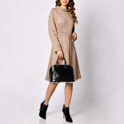 Pre Owned Louis Vuitton Black Epi Leather Alma PM Bag