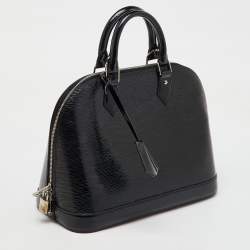 Pre Owned Louis Vuitton Black Epi Leather Alma PM Bag