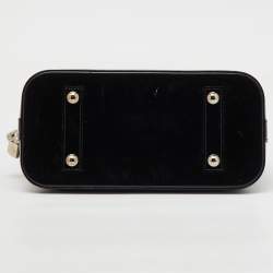 Pre Owned Louis Vuitton Black Epi Leather Alma PM Bag