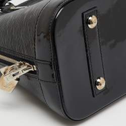 Pre Owned Louis Vuitton Black Epi Leather Alma PM Bag
