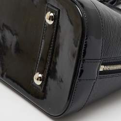 Pre Owned Louis Vuitton Black Epi Leather Alma PM Bag