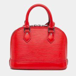 Louis Vuitton Red Epi Alma BB Bag