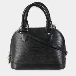 Louis Vuitton Black Epi Alma BB bag
