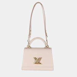 Louis Vuitton Greige Taurillon Twist One Handle PM bag