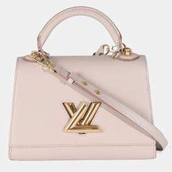 Louis Vuitton Greige Taurillon Twist One Handle PM bag