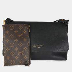 Louis Vuitton Black Grained Calf Leather Low Key Messenger bag
