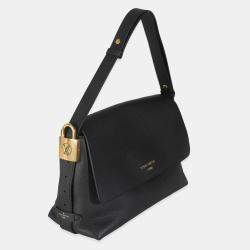 Louis Vuitton Black Grained Calf Leather Low Key Messenger bag
