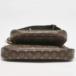 Louis Vuitton Khaki Monogram Canvas Multi Pochette Accessories Bag