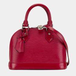 Louis Vuitton Red Epi Alma BB