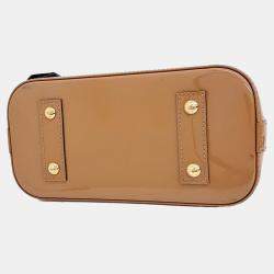 Louis Vuitton Brown Patent Leather Vernis Alma bag