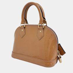 Louis Vuitton Brown Patent Leather Vernis Alma bag