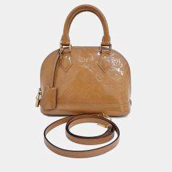 Louis Vuitton Brown Patent Leather Vernis Alma bag