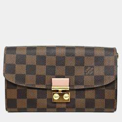 Louis Vuitton Brown PVC Croisette Chain Wallet