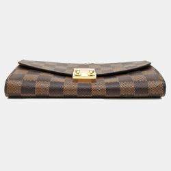 Louis Vuitton Brown PVC Croisette Chain Wallet
