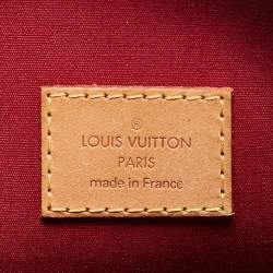 Pre Owned Louis Vuitton Pomme D’amour Monogram Vernis Alma GM Bag