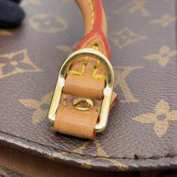 Louis Vuitton Brown Canvas Monogram Petit Sac Plat Mini Handbag