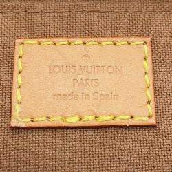 Louis Vuitton Brown Canvas Monogram Petit Sac Plat Mini Handbag