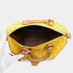 Louis Vuitton Yellow Speedy Bandouliere 25 Shoulder Bag
