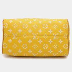 Louis Vuitton Yellow Speedy Bandouliere 25 Shoulder Bag