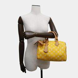 Louis Vuitton Yellow Speedy Bandouliere 25 Shoulder Bag