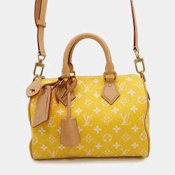 Louis Vuitton Yellow Speedy Bandouliere 25 Shoulder Bag